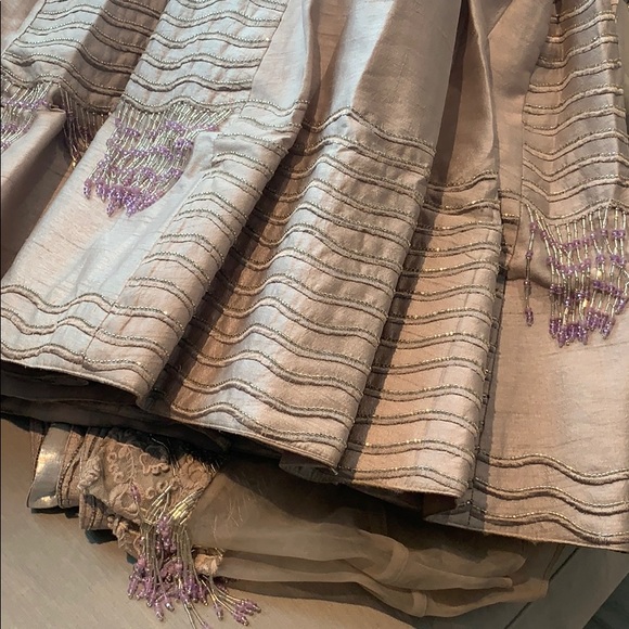 Wedding Embroidered Top & Lehenga Set - Picture 12 of 14